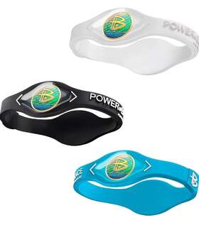 Power Balance 734931538577 Authentic Performance Wristband Silicone Rubber Pack 3 Colors New