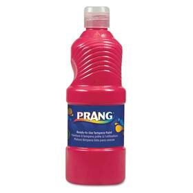 Prang 012899818307 Ready-to-use Tempera Paint Red 16 Oz Dispenser-cap Bottle Bundle Of 10 Each