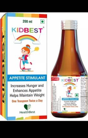 Private Limited 8908017782846 Kidbest Appetite Stimulant Syrup For 3-13 Yrs Kids Increase Hunger Exp 8/26
