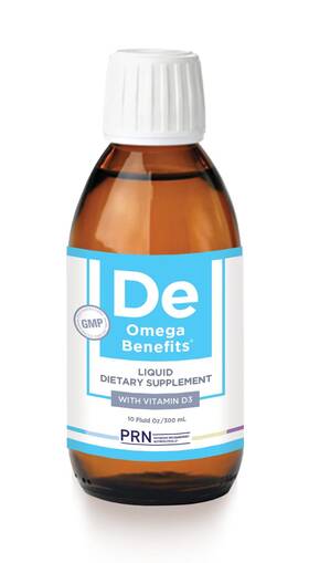 Usde300 Prn Physician Recommended Nutriceuticals De Omega Benefits Liquid Supplement - 10 Oz 60-day Supply Re-esterified