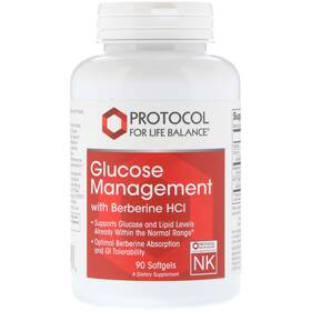 Prt-14600 Protocol For Life Balance Glucose Management With Berberine Hcl 90 Softgels