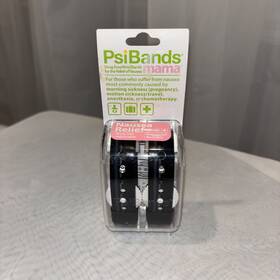 Psi 859570001005 Psibands 2 Drug Free Wristband For Relief Of Nausea Morning Sickness Travel Blac
