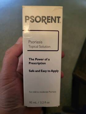 434848 Psorent Psoriasis Topical Solution 95ml/ 3.2 Fl Oz. Free Shipping Usa