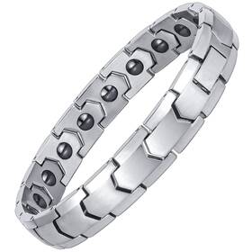 316l Pujane 731979056377 Magnetic Hematite Bracelets For Men Women Stainless Steel Power Balance