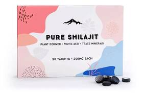 Pure Himalayan Shilajit 766544797935 Tabs 90ct 200mg Min 40% Of Natural Fulvic Acid