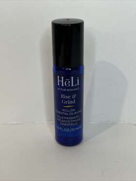 Pure Romance 841956055931 Heli By Rise And Grind Roll On Essential Oil Blend .33 Fl Oz-expired