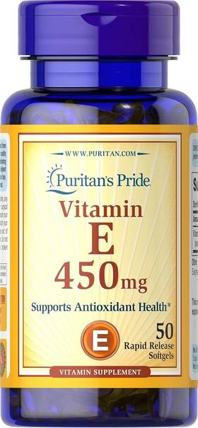 E-1000 Puritans Pride 074312117800 Vitamin Iu 50 Sftgls