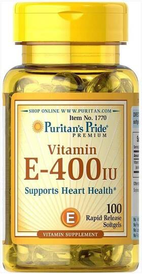 1000007576 Puritans Pride Mp Vitamin E-400 Iu Softgels 100 Count Pack Of 1