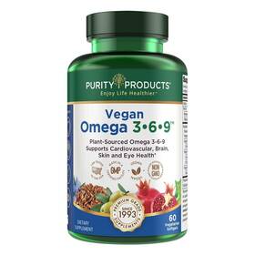 Purity Products 040232090875 Omega 3-6-9 Vegan And Vegetarian Formula - Inch 5 In 1 Ess