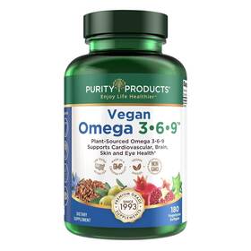 Purity Products 040232601392 Omega 3-6-9 Vegan Formula - Inch 5 In 1 Essential Fatty Acid Complex Sci