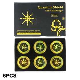Rapidroo-shop 744110665079 Quantum Anti Radiation Shield 5g Emf Protection - Phones Laptops 6 Stickers Co