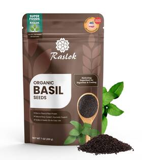 200gm Raslok Basilseeds Basil Seeds Sabja/tukmaria 7 Oz Natural Body Coolant And