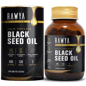 Rawya 682538652757 Black Seed Oil Softgel - Halal Organic Premium Cold-pressed Nigella Sativa