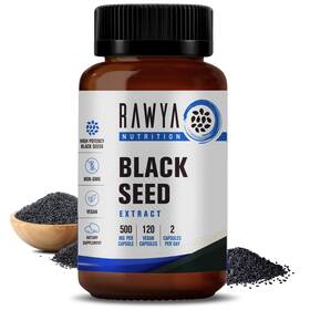 Rawya 683923690217 Nutrition Black Seed Extract Nigella Sativa Cumin Powder 500