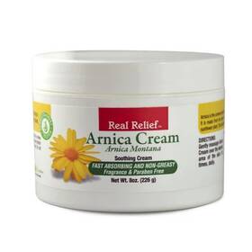 Real Relief Natural Wellness 778159091209 Arnica Cream Soothing - 8 Oz