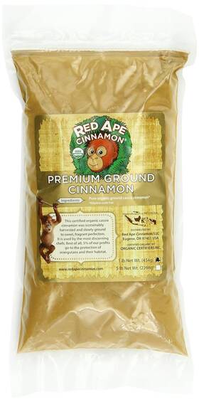 Red Ape Cinnamon 857491004150 Premium Organic Ground 1 Pound
