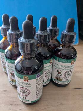 Rejuvica 651989035073 Active Adrenal - Fatigue Remedy All-natural Liquid Formula 7-pack
