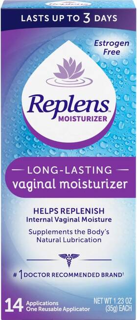 Replens 767644741842 Long Lasting Vaginal Moisturizer 14 Applications 1.23 Oz