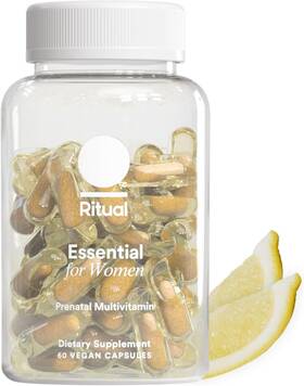 Ritual 850031975040 Essential For Women Prenatal Multivitamin Non-gmo Vegan Citrus 30 Days