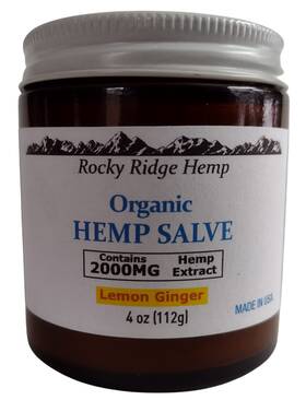 Rocky Ridge Hemp 694026973044 2000mg Organic Salve Made In Usa All Natural Balm With Omega