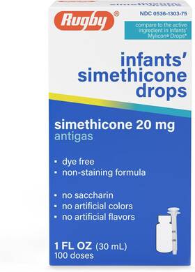 Rugby 305361303754 Newborns Infants And Children Gas Relief Simethicone 20 Mg/0.3ml Drop