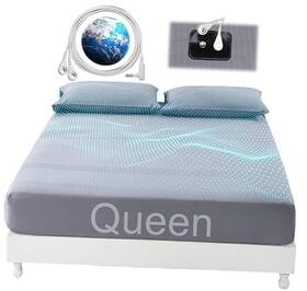 Ssq1 S Squared Grounding Sheet Queen Size 95% Organic Cotton 5% Pure Silver Fiber Fitted