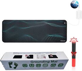 X26.7 Sahanula 744760000466 Grounding Mat For Feet - 10 Inch Conductive Earth Pad Improved S