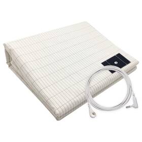 Saldalavl 031743590248 Conductive Grounding Sheet Full Size With 15ft Cord Flat Silv