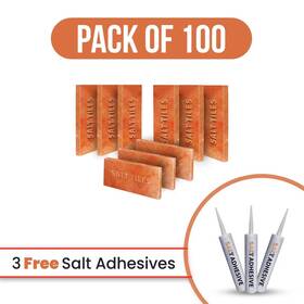 Bsw-st100 Salt Bricks Build 20 Sq. Ft. Wall Pink 100 Tiles 8x4x1 For Spa Sauna