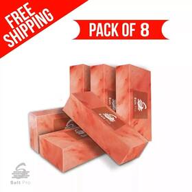 Sp-sb-6 Salt Pro 8 Bricks Himalayan Qualty Tiles 8x4x2 For Sauna And Home Decor Low Price