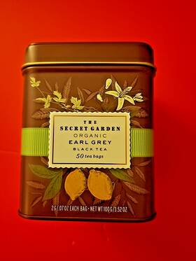 50bags Secret 819389026514 The Garden Organic Earl Grey Bla Ck Tea