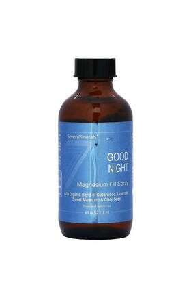 Svm71783 Seven Minerals Good Night Magnesium Oil Spray 4 Fl Oz 118 Ml