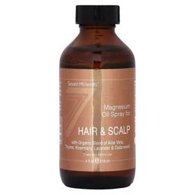 Svm71785 Seven Minerals Magnesium Oil Spray For Hair And Scalp 4 Fl Oz 118 Ml