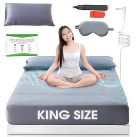 Shenzhen Jinghc Technology Co. Ltd 612461415547 Grounding Fitted Sheet For Earthing Size 95% Organic Cotton 5% Silver King