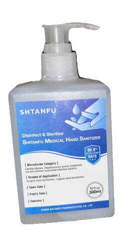 Shtanfu 973071131680 Medical Grade Hand Cleaner With Pump Dispense 10oz 300ml-brand New-ship 24 Hrs