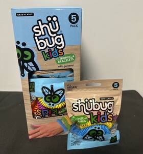 Shubug 850046197444 Sh Bug Kids Citronella Bracelets 100% Plant-based Lot Of 19 New Wholesale