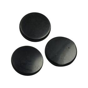 Shungite World 195893214716 3 Pcs Authentic Stickers Polished 20 Mm / 0.78 Inch Genui