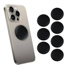 Shungite World 197644852970 7 Pcs Authentic Stickers Polished 40 Mm / 1.57 Inch Genuine Healing Ener
