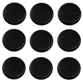Shungite World 198168088876 9 Pcs Authentic Stickers Polished 20 Mm / 0.78 Inch Genuine Healing Ener