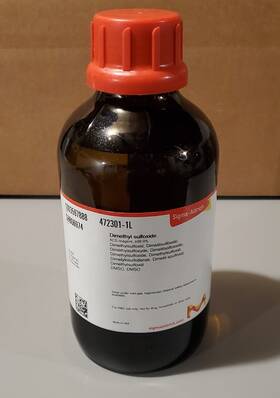 472301-1l Sigma-aldrich Dmso 4 Liters Glass Bottles Non-diluted 99.9% Dimethyl Sulfoxide Acs Grade