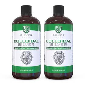 Sgcs316p2 Silverguard Enhanced Colloidal Silver Liquid Ultimate Immune 16 Fl Oz Pack Of 2