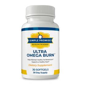 Simple Promise 850049810425 Ultra Omega Burn - Omega-7 Supplement With Pure Palmitoleic Ac