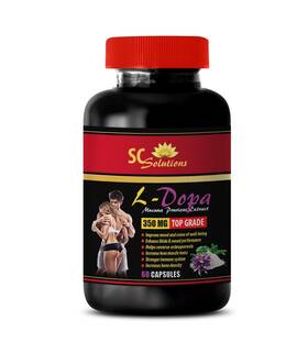 Skin Care Solutions 617222561549 Enhance Sexual Performance L-dopa 99% Extract 350mg Energy Booster 1b