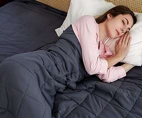 902-5816041 Smart Queen Cooling Weighted Blankets Adult 15 Lbs 48 Inch X 72 Twin Size Heavy