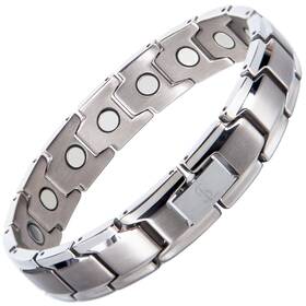 Smarter Lifestyle 709619021214 Elegant Titanium Magnetic Bracelet For Men And Women- Adjustable Len