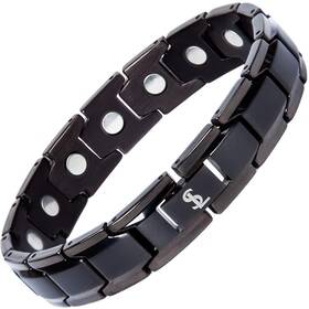 Smarter Lifestyle 709619021238 Elegant Titanium Magnetic Bracelet For Men And Women- Adjustable Len