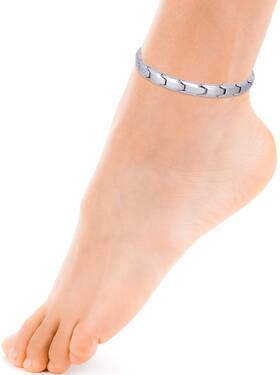 Sl10 Smarter Lifestyle 851656007284 Elegant Titanium Magnetic Anklet For Women - Adjustable Bracelet Length With