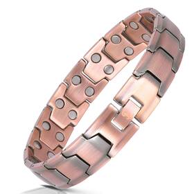 Smarter Lifestyle 855520008773 Extra Strength Copper Magnetic Bracelet For Men - Adjustable Length
