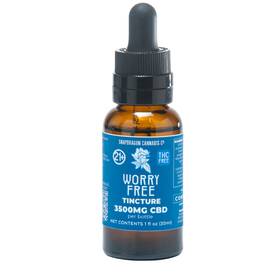 Snapdragon 800176291925 Worry-free Oil Drops 3500mg 30ml Natural Flavor Broad Spectrum