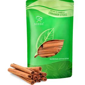 Soeos 810185420148 Cinnamon Sticks 8 Oz 227g Cassia Ounce Pack Of 1